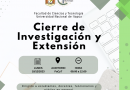 Cierre de Investigación y Extensión 2023.